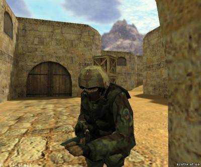 Модель CT террориста CZDS Camoflage для cs 1.6
