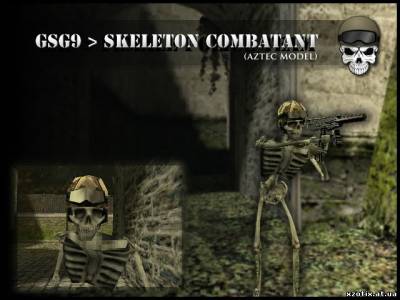 Модель CT террориста Combatant Skeletonl для cs 1.6