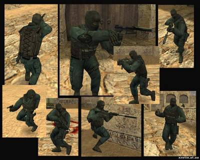 Модель CT террориста GIGN retex для cs 1.6