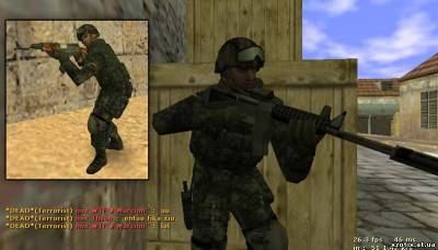 Модель CT террориста German KSK Unit для cs 1.6