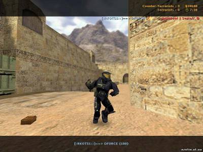 Модель CT террориста Halo Swat для cs 1.6