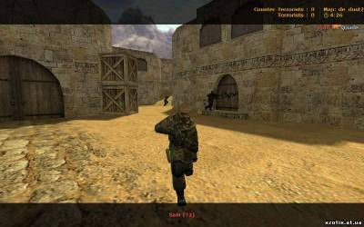 Модель CT террориста GIGN Jungle camo для cs 1.6