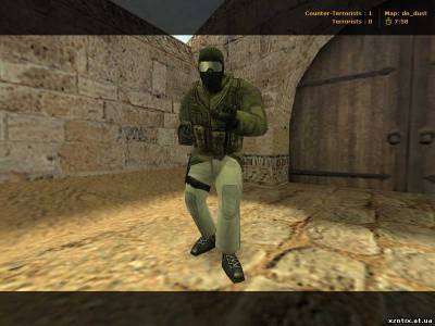 Модель CT террориста Norwegian FSK SAS для cs 1.6