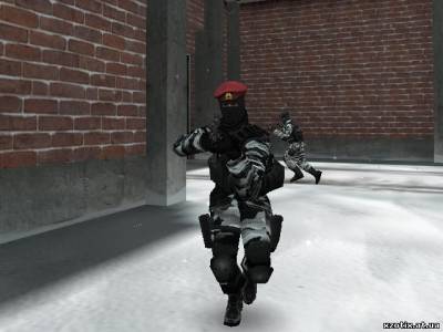 Модель CT террориста Краповый берет в камо арктик для cs 1.6