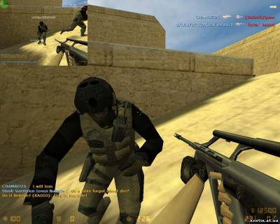 Модель CT террориста Metal Gear Solid 4 PMC Soldier для cs 1.6