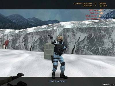 Модель CT террориста Light Blue GSG9 для cs 1.6