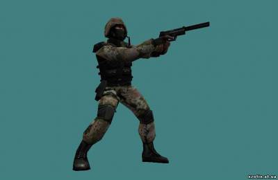 Модель CT террориста Jungle Camo для cs 1.6