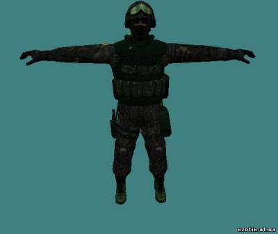 Модель CT террориста Serbian gendarmerie для cs 1.6