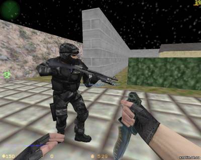 Модель CT террориста Спецназовец (Old CSS Urban) для cs 1.6
