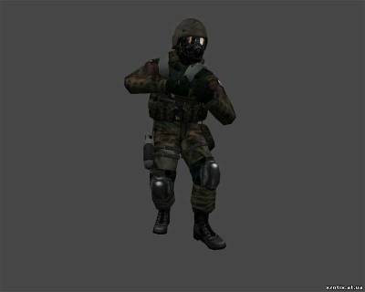 Модель CT террориста SAS Woodlands для cs 1.6