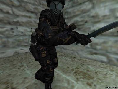 Модель CT террориста Urban Dark Camo для cs 1.6