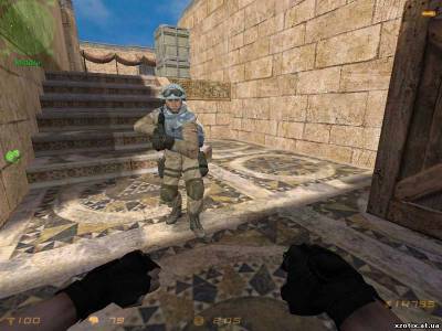 Модель CT террориста UN Soldier для cs 1.6