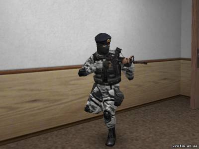 Модель CT террориста Спецназовец в камо арктик для cs 1.6