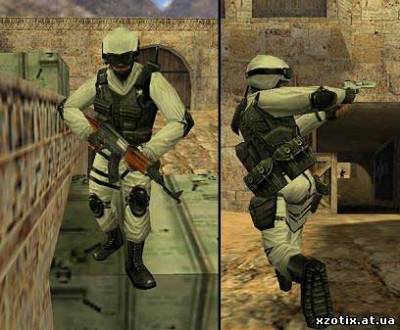 Модель CT террориста SAS Snow camo enhanced (new backpack) для cs 1.6