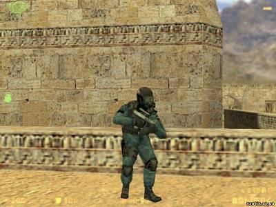 Модель CT террориста SAS blue camo для cs 1.6