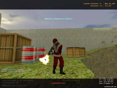 Модель CT террориста Santa Claus Terror для cs 1.6