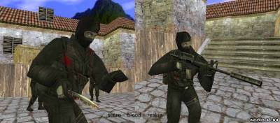 Модель CT террориста Стандартный Gign (Ретекстур Кровавый Ужас) для cs 1.6
