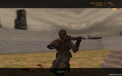 Модель CT террориста SAS Боец спецназа химический отряд для cs 1.6