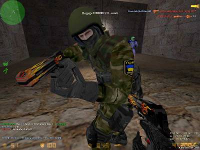 Модель CT террориста Украинский Спецназ для cs 1.6