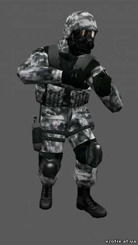 Модель CT террориста SAS Concrete для cs 1.6