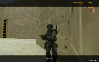 Модель CT террориста SAS Headhot Fixed для cs 1.6