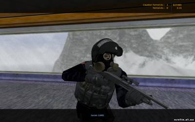 Модель CT террориста sas Боец отряда КОБРА в ГП-7 для cs 1.6