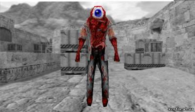 Модель CT террориста Zombie eye глазастик для cs 1.6