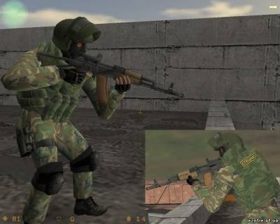 Модели CT-пак Бойцы спец-подразделения России - АЛЬФА для cs 1.6