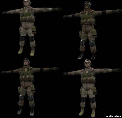 Модели CT-пак BBlack Hawk Down Skin Pack для cs 1.6