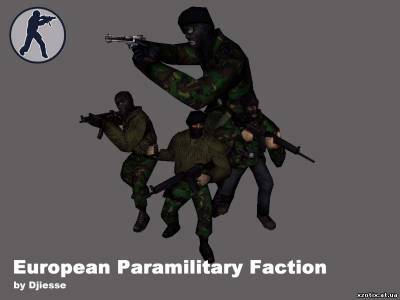 Модели Т-пак European Paramilitary Faction T Pack для cs 1.6
