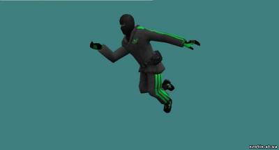 Модели Т-пак Team Terrorist В Серо-зелёной форме Adiddas для cs 1.6