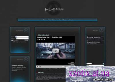 Шаблон Half-life для ucoz