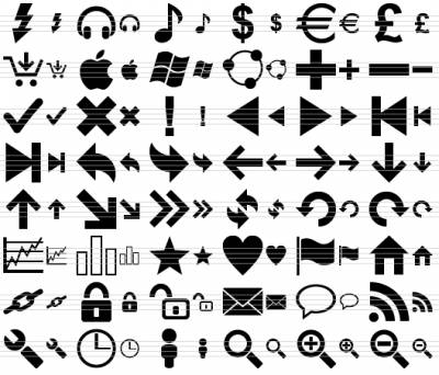 Иконки для сайта media-black-icons